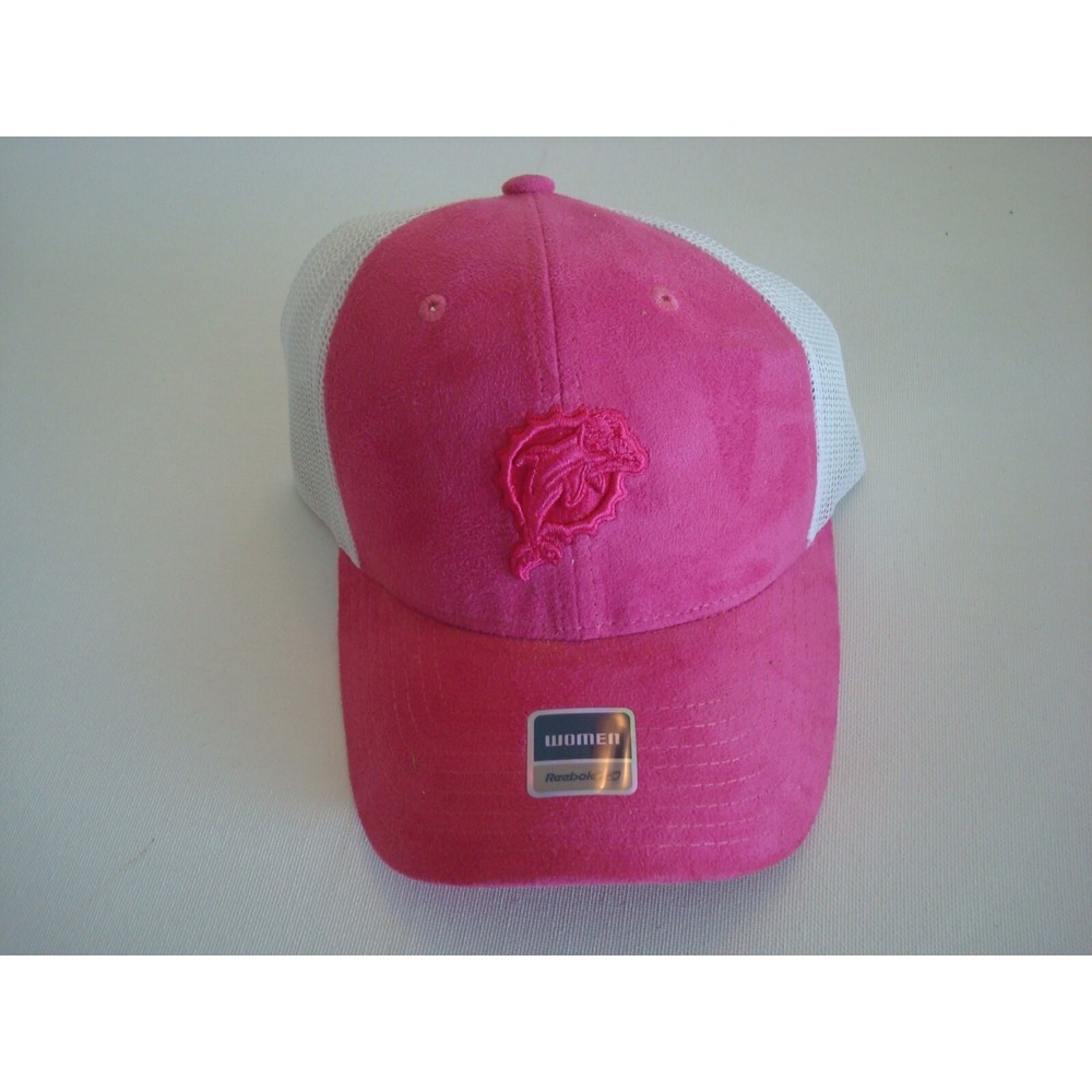 WOMENS MIAMI DOLPHINS  STRAPBACK DEADSTOCK GOLF‎ BEACH HAT CAP VINTAGE A3